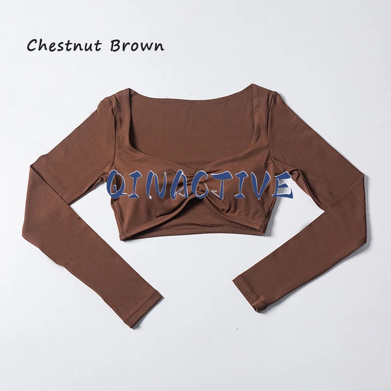 Top Cropped Manga Longa Feminino — Estilo e Performance no Treino