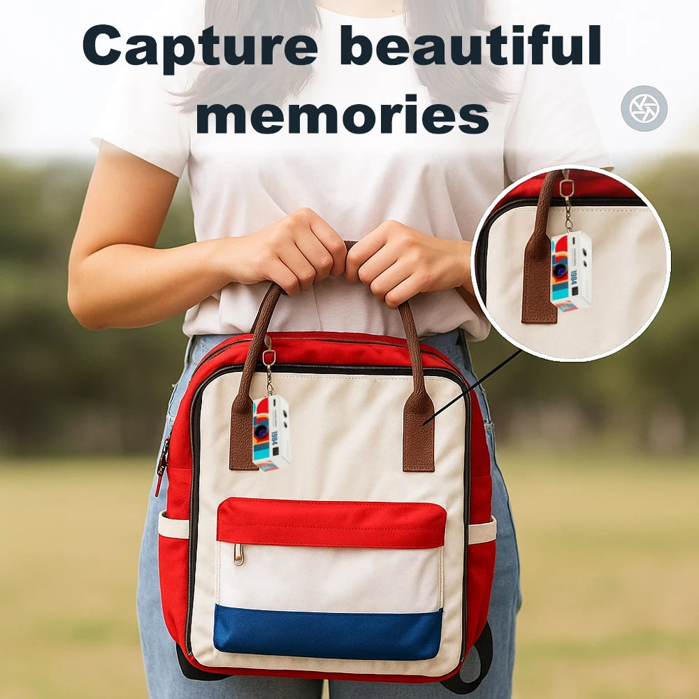 Magecam Digital Camera - 0.96 Inch - Keychain Camera Retro