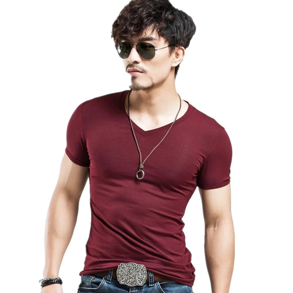 2026 MRMT Brand New Camiseta Masculina 10 cores Camisetas Fitness Masculinas Gola V Camiseta Masculina Roupa Masculina Camisetas S-5GG Tops