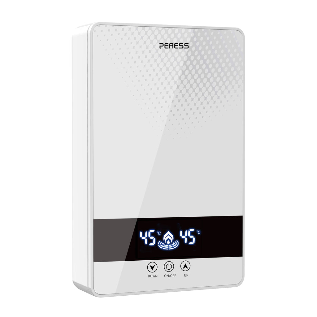 Aquecedor de Água Elétrico Instantâneo sem Tanque Chuveiro Banheiro Aquecedor de Água 220V 7000W Temperatura Automática para Casa e Hotel