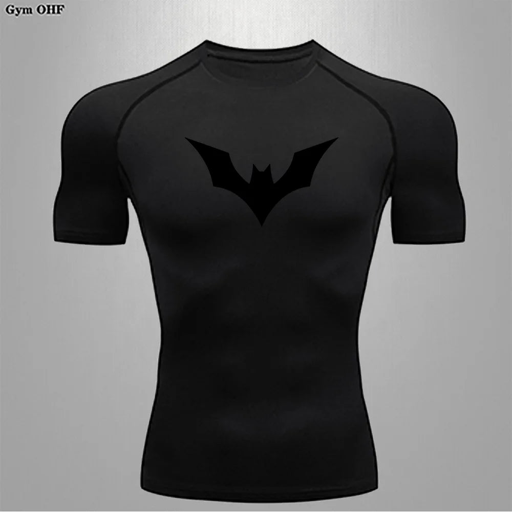 Camiseta Compressão Masculina Spider — Performance e Visual Único