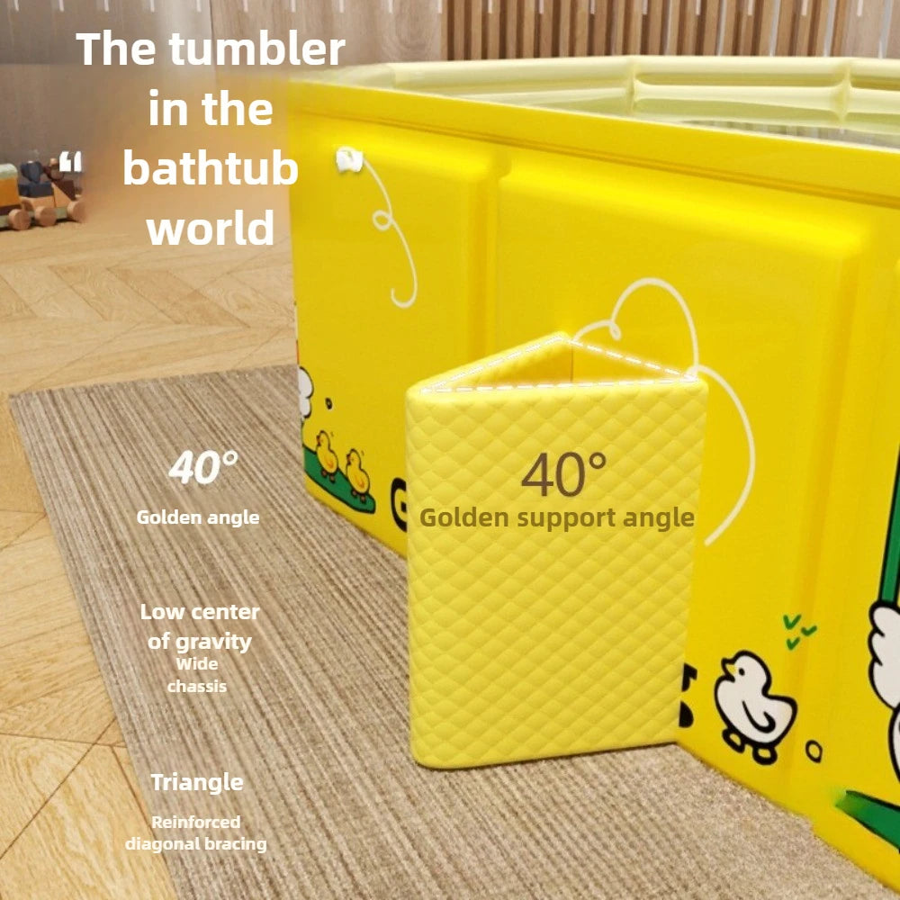 Large Foldable Full-Body Bathtub