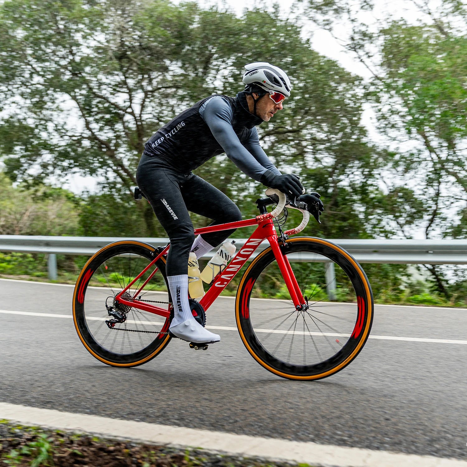 Camisa Ciclismo Inverno DAREVIE — Térmica Fleece Manga Longa