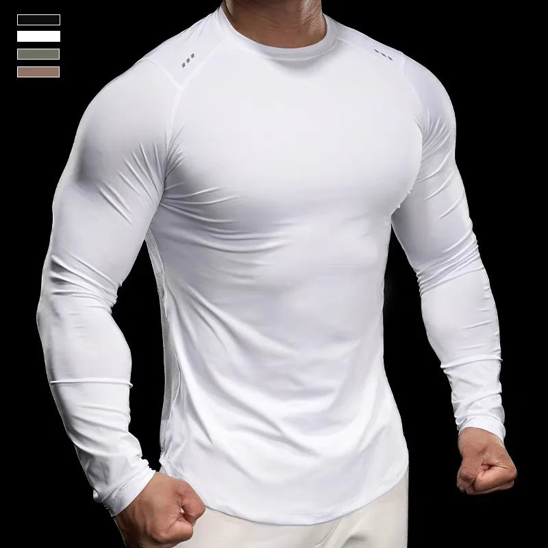 Camiseta Masculina Manga Longa para o Inverno — Aquecimento e Estilo