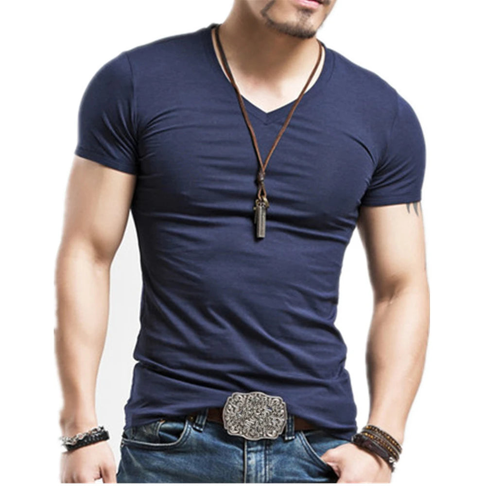 2026 MRMT Brand New Camiseta Masculina 10 cores Camisetas Fitness Masculinas Gola V Camiseta Masculina Roupa Masculina Camisetas S-5GG Tops