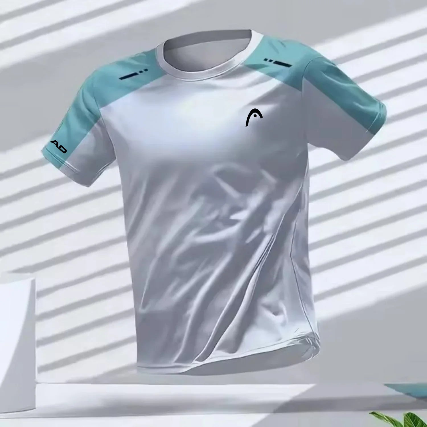Camisetas Masculinas Esportivas para Corrida ao Ar Livre Treino Secagem Rápida Respirável Gola Redonda Manga Curta Casual Fashion Solta