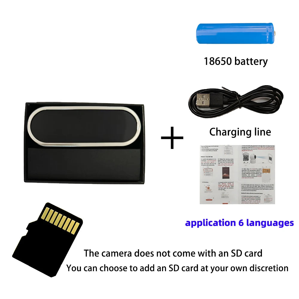 4K FHD Mini Camera IR Night Vision WiFi Motion Detection Remote