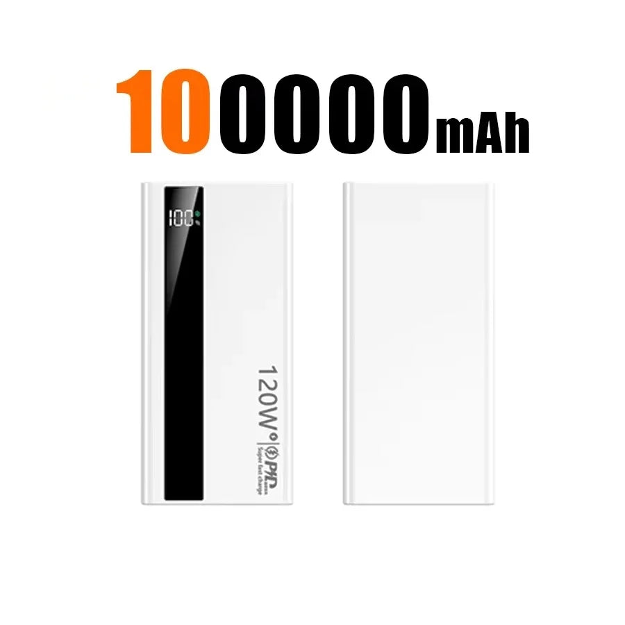 Power Bank 500000mAh 120W Super Fast Charging Portable High Capacity