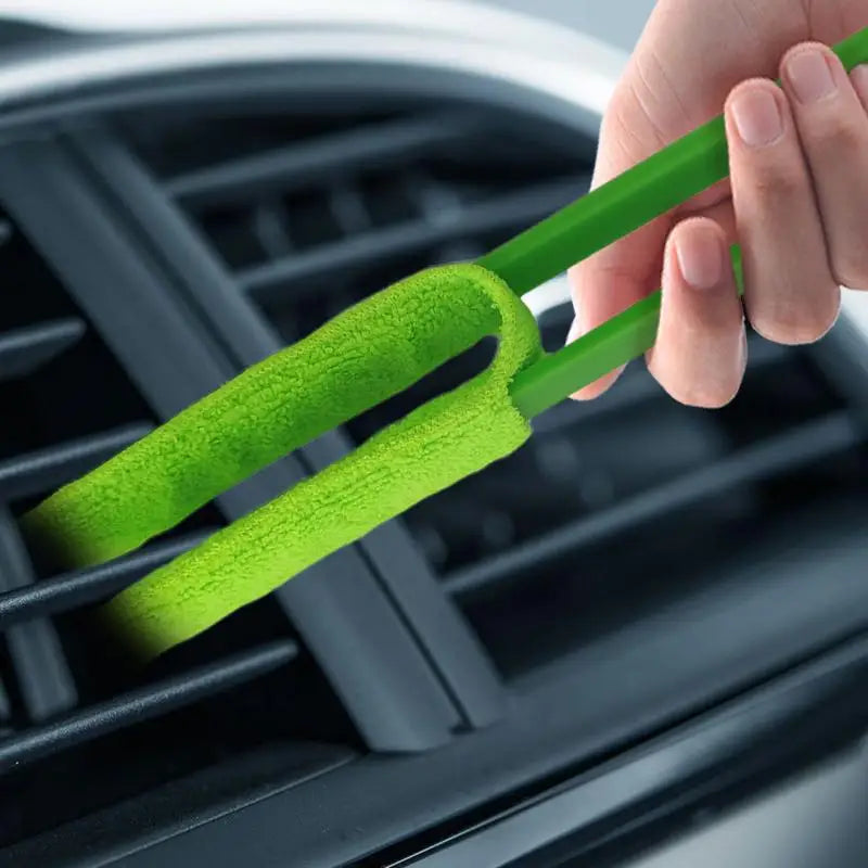 Window Conditioner Duster Clean Brush Microfibre Venetian Blind Blade Household Cleaner Car Air Conditioner Vent Cleaning Brush