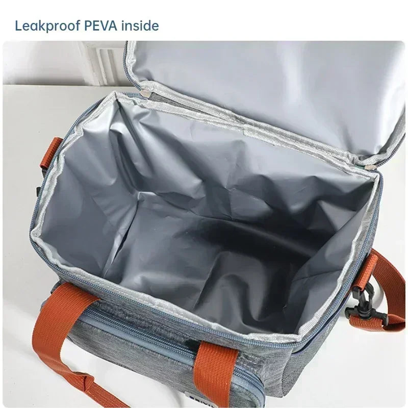 Hot Sale Insulated Lunch Bag with Ice Pack, Extra Thick Thermal...