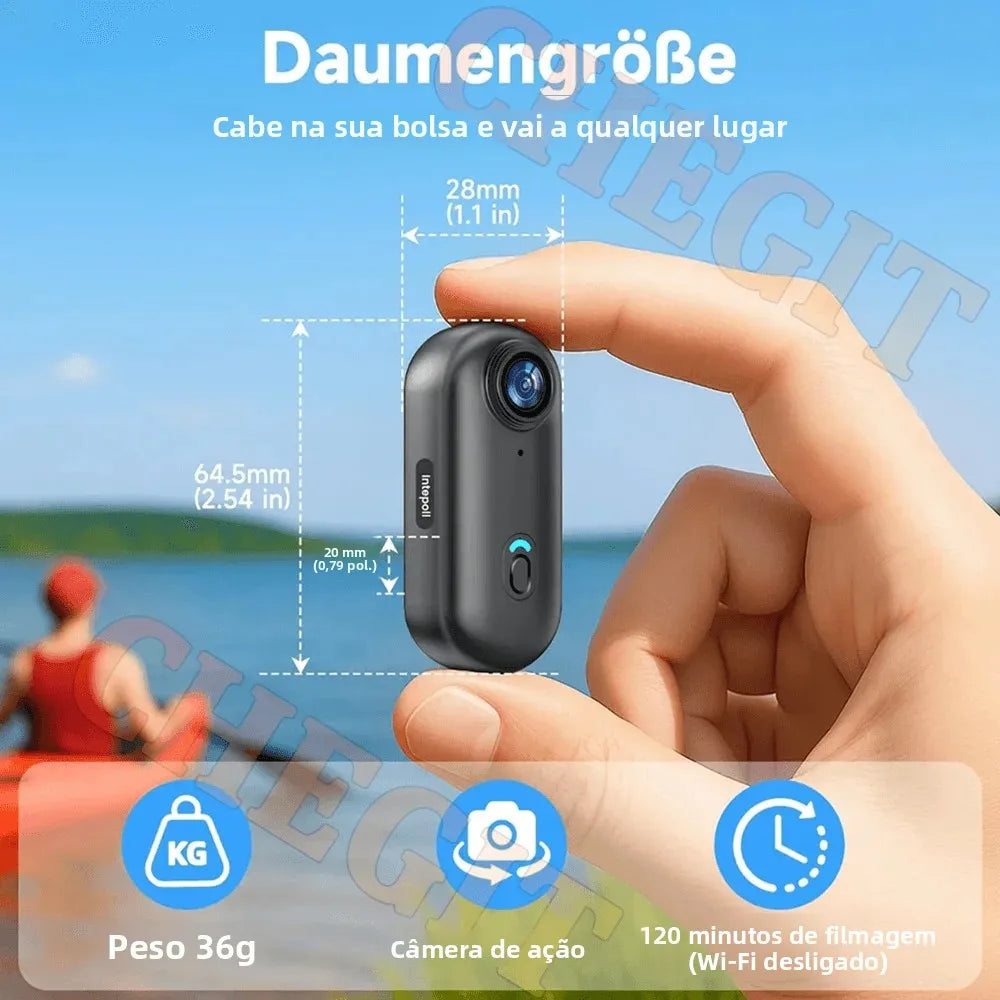 4K HD Motorcycle - Mini Recorder - Finger WIFI Action