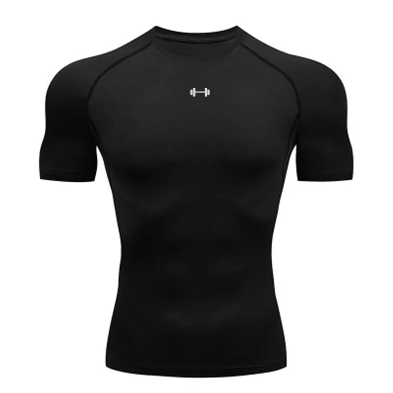 Camiseta Bodybuilding Masculina — Compressão e Estilo na Academia