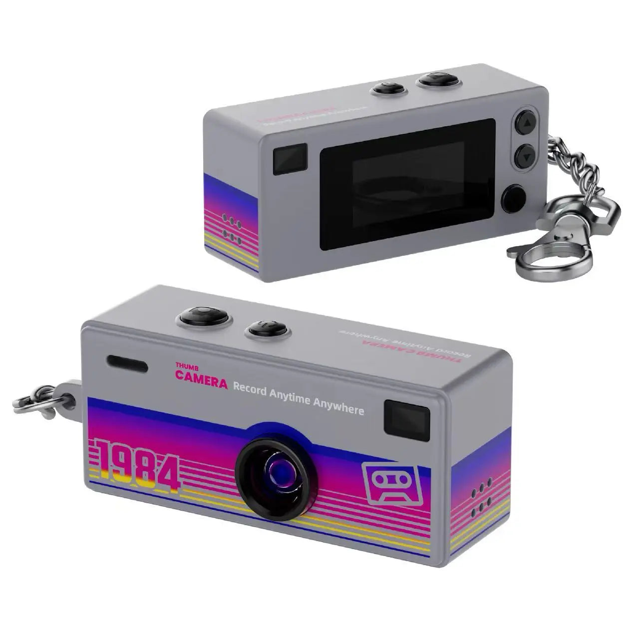 Magecam Digital Camera - 0.96 Inch - Keychain Camera Retro