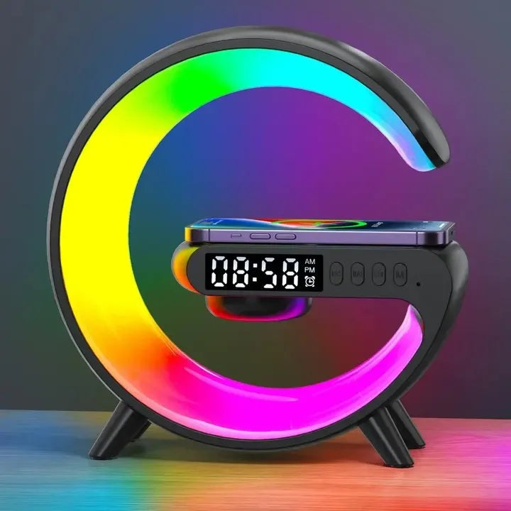 Caixa de Som Despertador Bluetooth RGB Multifuncional WonderNest