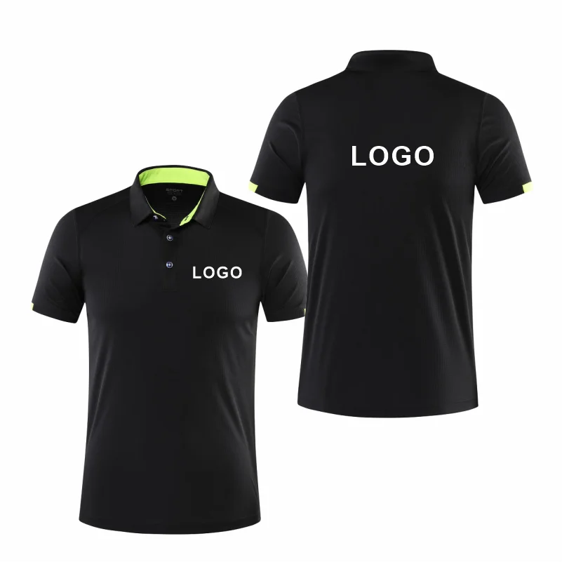 Summer Quick-Drying Polo T Shirt For Men Custom Logo Embroidery Printing Men And Women Golf shirts Personalized Design 2023 New