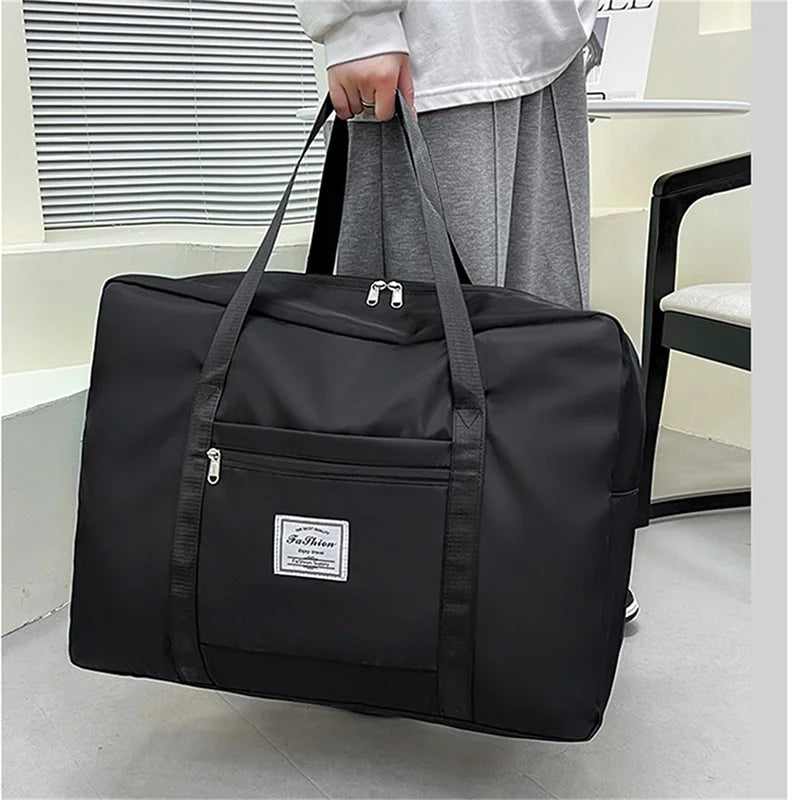 Large Capacity Folding Travel Bags Waterproof Luggage Tote Handbag...