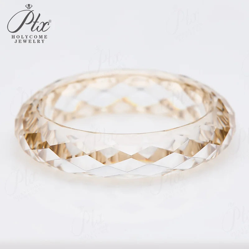 Anel 100% Diamante Moissanite Pedido de Casamento Aliança Aniversário Luxo Alta Qualidade para Homens e Mulheres Joia Rara