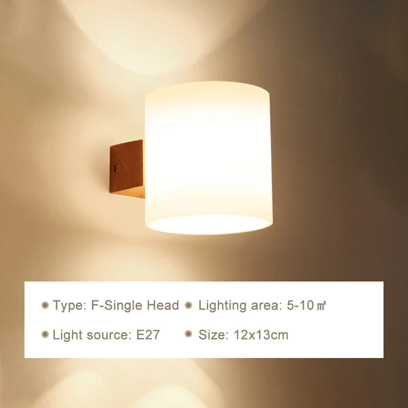 WonderNest Wood Wall Lamp White LED 12W