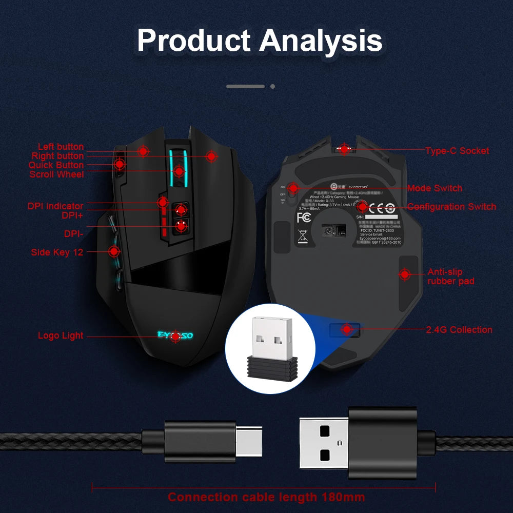 E-Yooso X-33 Rgb