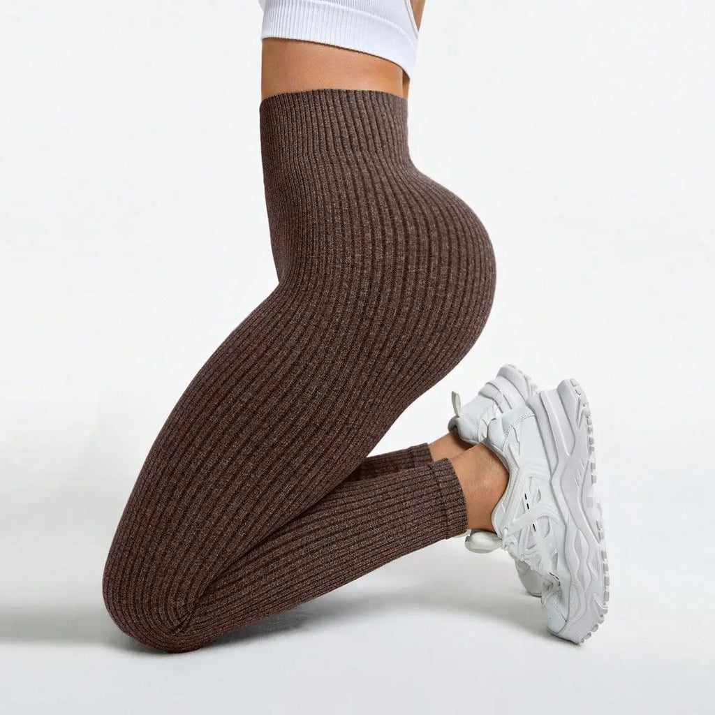 Feminino Esportivo Legging Sem Costura Calça Yoga w/Controle...