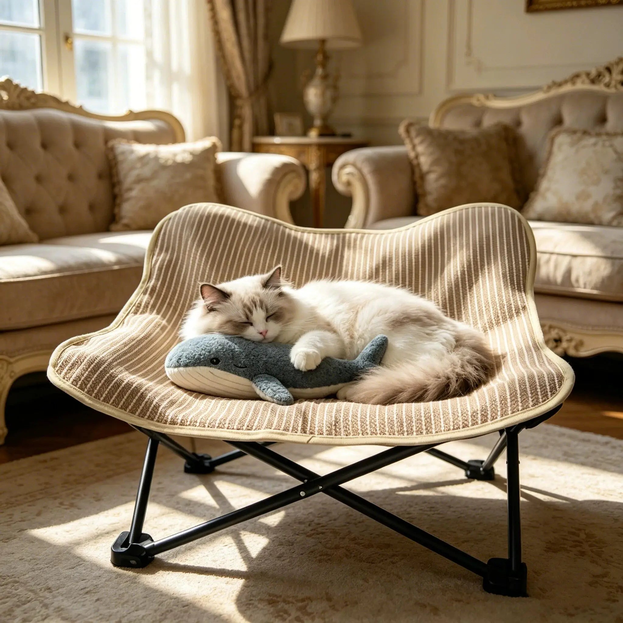 Sisal Special Camp Ped Bed Folding Relaxing Recliner Convenience Pet Bed Creative Summer Pet Products Cama Para Perro XY40CWC
