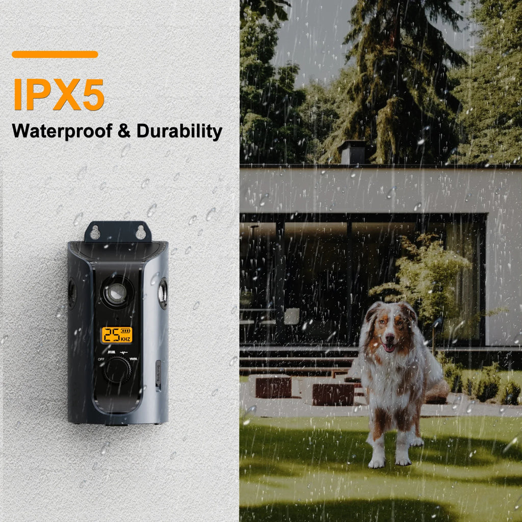 PATPET U13 Dispositivo Anti-Latido Ultrassônico Portátil Recarregável Solar para Cães Adestramento de Cães de Estimação Flash de Alta Frequência para Casa