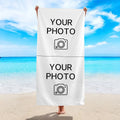 Toalha de Praia Personalizada com Foto — Presente Único e Especial
