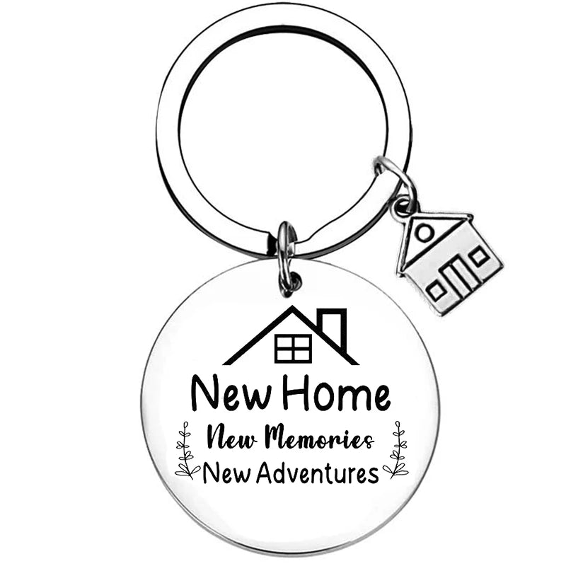 Chaveiro de Aço Inoxidável WonderNest Novo Lar Chá de Casa Nova