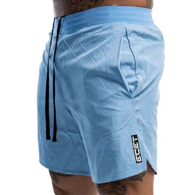 Brand Men Fitness Bodybuilding Gyms Workout Shorts Man Summer Male...