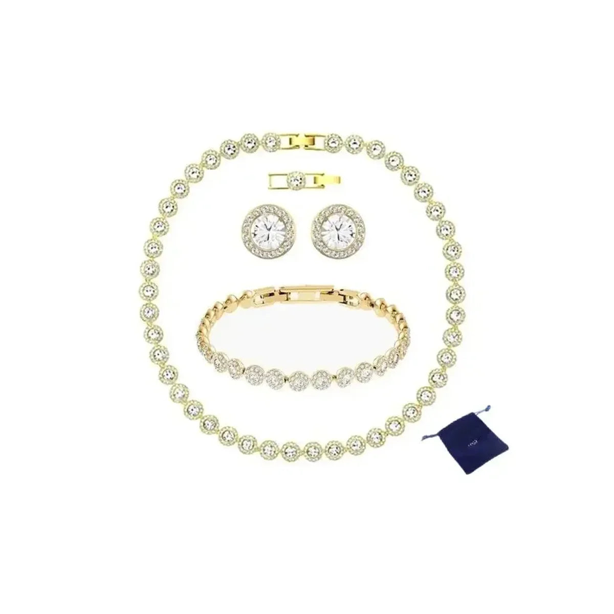 Conjunto de joias de alta qualidade da UE 2025 conjunto de joias de casamento luxuosas e requintadas conjunto de joias simples e elegante