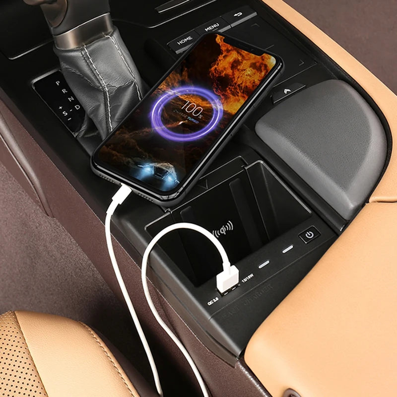 Carregador de Carro Sem Fio WonderNest Lexus Todos os Modelos 2019-2022