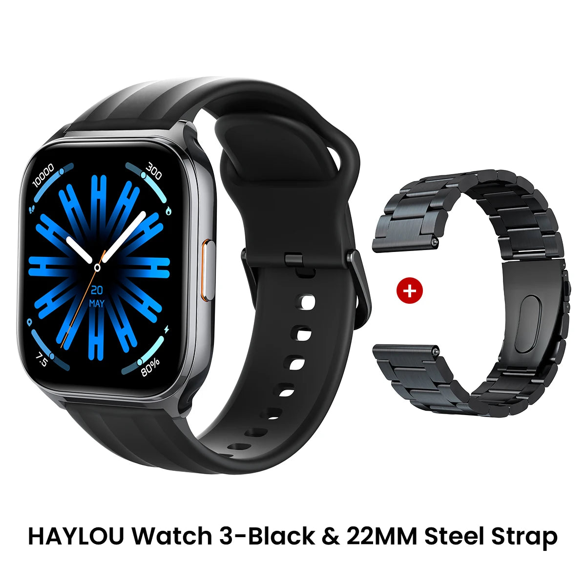 HAYLOU Watch 3 AMOLED 1.85 Voice Calling 150+ Sports 1ATM