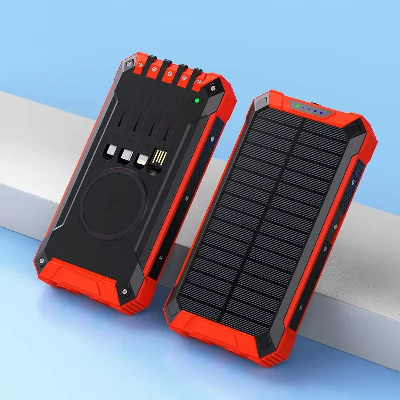WonderNest Solar Power Bank 20000mAh Outdoor Waterproof