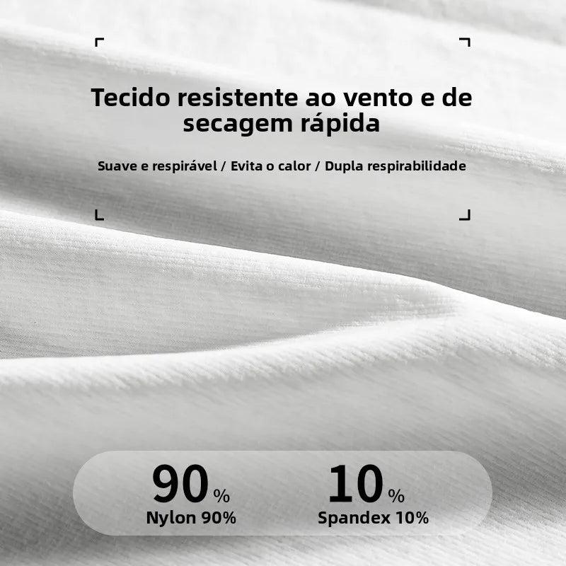 Camisa masculina de manga longa para ciclismo esportivo de secagem rápida para treinamento atlético