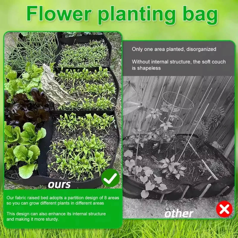 Garden Planting Bag Multi-gird