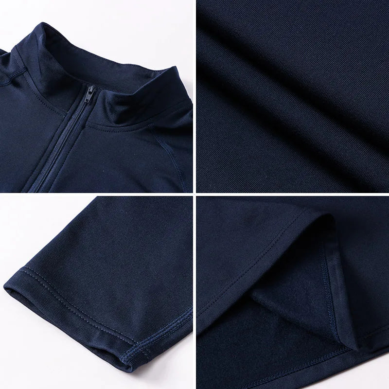 Camiseta Compressão Fleece Masculina Manga Longa — Calor e Performance