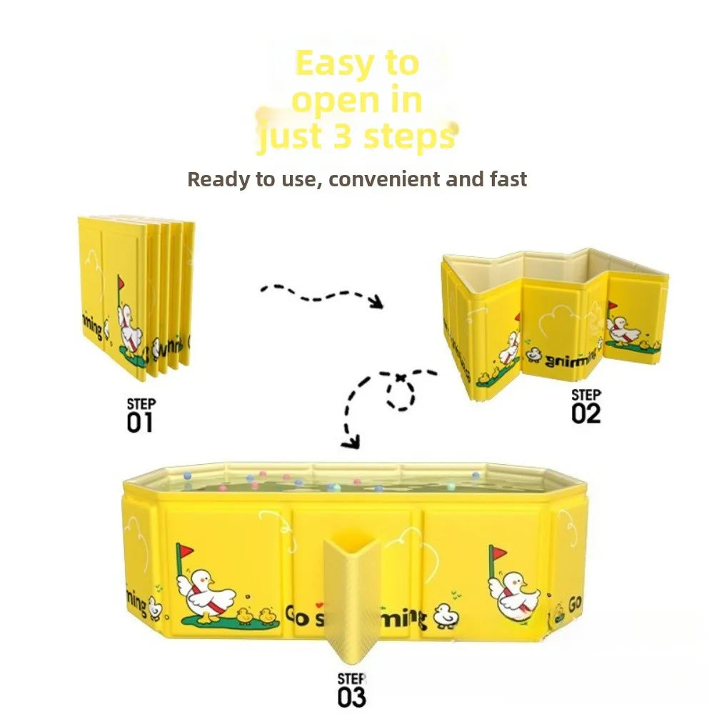 Large Foldable Full-Body Bathtub