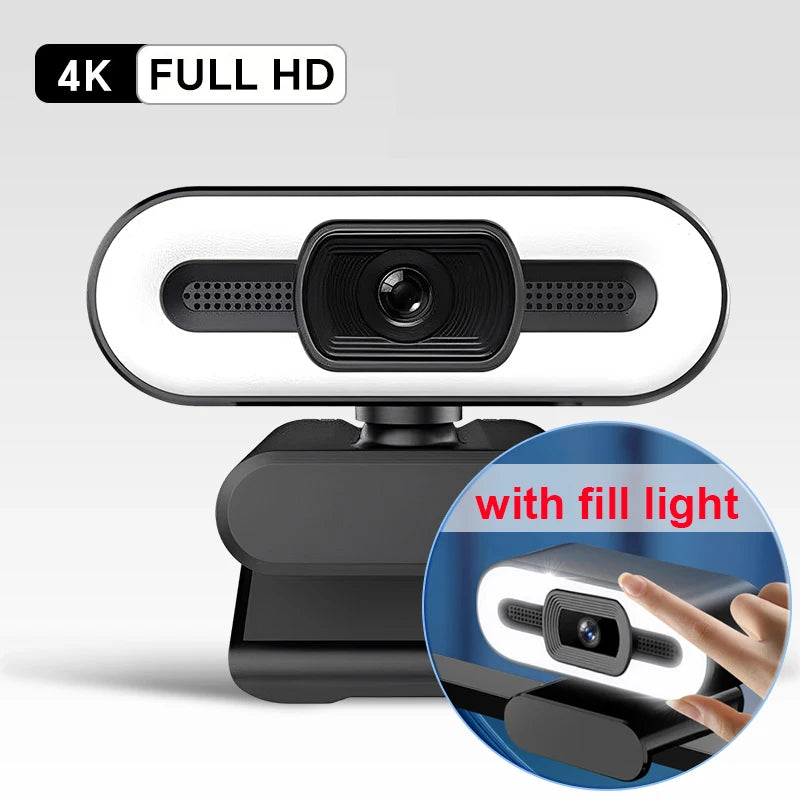 4K Webcam Video - Camera 2K - Autofocus Streaming Web