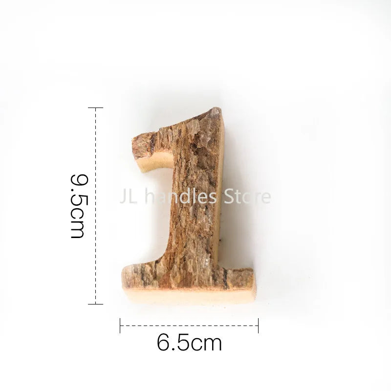 WonderNest Letras e Números de Madeira para Decoração DIY