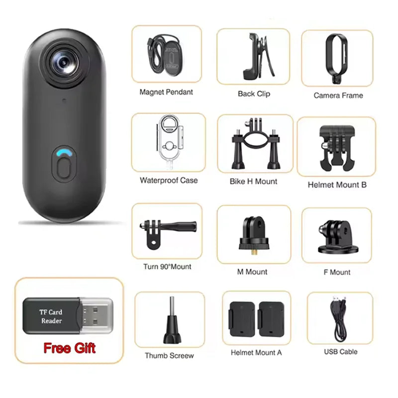4K Outdoor Sports - Camera 1080P - Mini Camera In