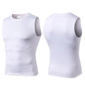 Camisetas Masculinas Secagem Rápida Corrida Colete de Compressão Regata Secagem Rápida Jersey Camisa de Treino Regata Masculina de Academia