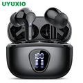 Fones de Ouvido Sem Fio BT5.4 com Display LED Fones de Ouvido Estéreo HiFi com 48H de Reprodução Fones de Ouvido com Cancelamento de Ruído ENC IP7