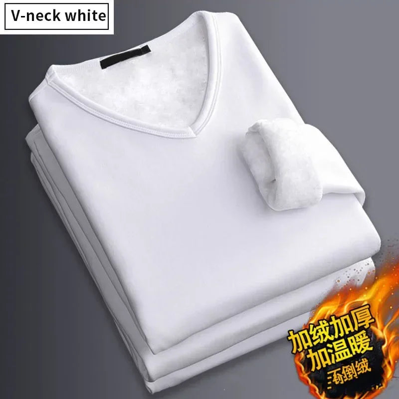 Camiseta Aveludada Masculina — Quentinha e Estilosa para o Inverno