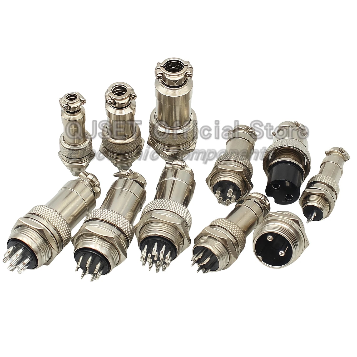 Conjunto de Conectores de Aviação WonderNest GX12 GX16 GX20 2-15 Pinos