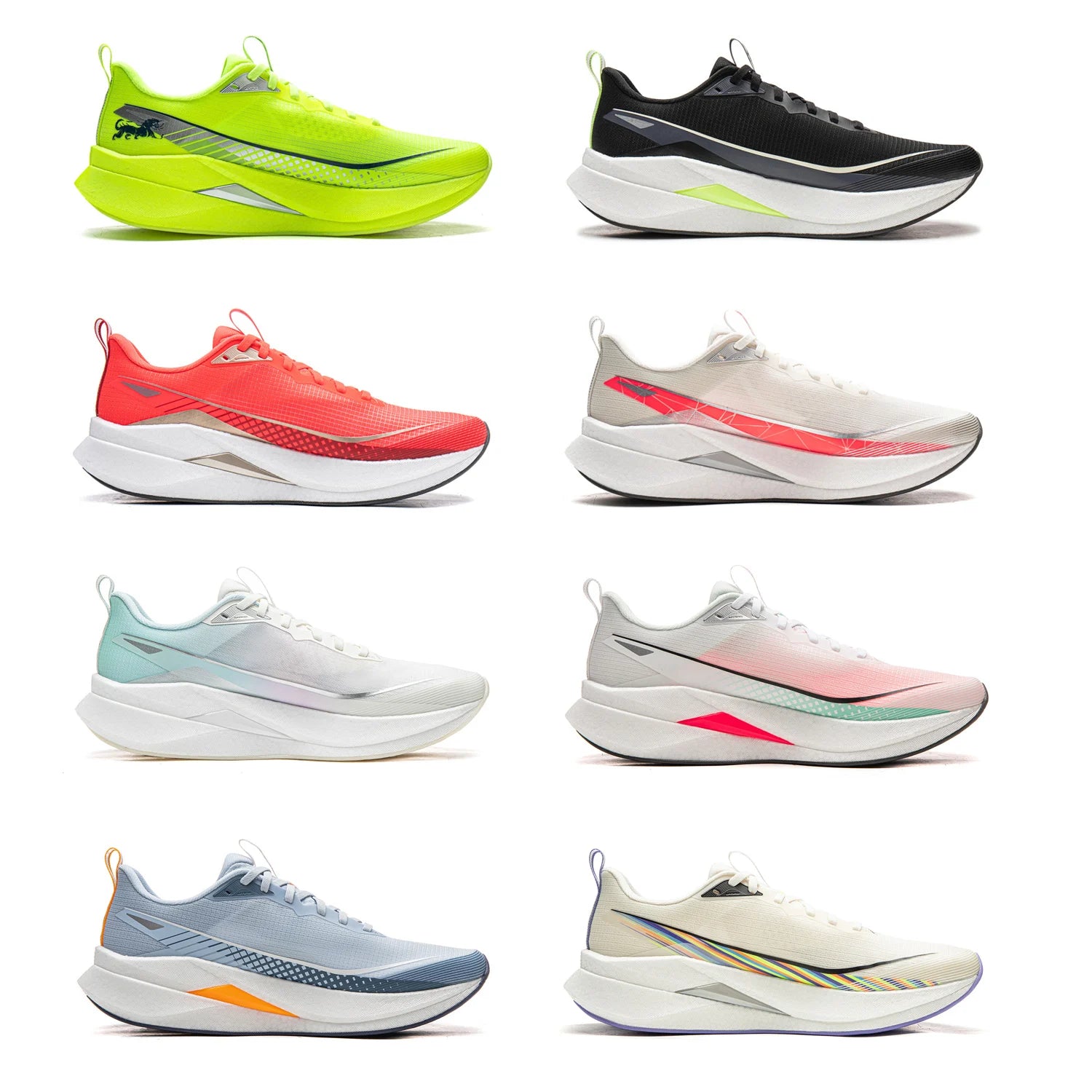 Li-Ning Men's RED HARE 9 PRO Racing Running Shoes BOOM Cushion Rebound Breathable Reflective LiNing Stable Sneakers ARPW001
