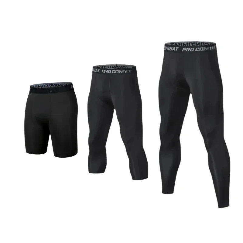 Mens Compression Pants Tights Cool Dry Leggings Sports Baselayer...