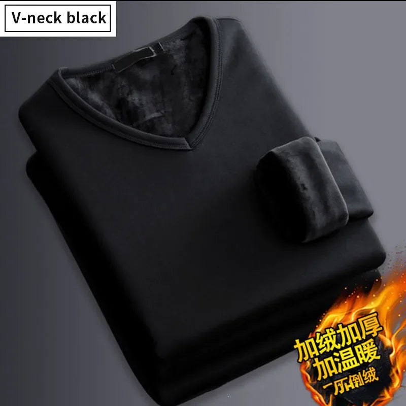 Camiseta Aveludada Masculina — Quentinha e Estilosa para o Inverno