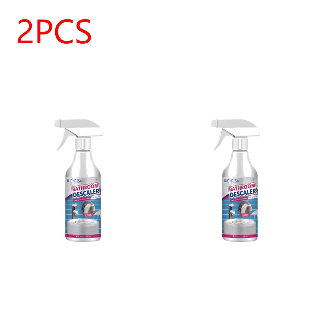 1/2Pcs Bathroom Stubborn Stains Cleaner Spray Quickly Remove Stubborn Stains Cleaner Powerful Stains Remover for Bathtub Toilet