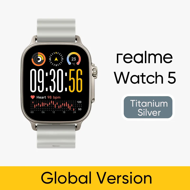 Realme Watch 5 1.97 AMOLED 460mAh GPS IP68 14-Day Battery