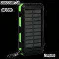 Solar Power Bank 20000mAh Portable Charging Strong LED Light
